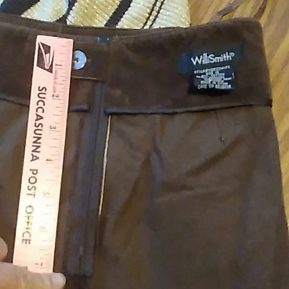 ⚜️  Corduroy Willi Smith Italian Pencil Skirt 8/10 Vintage Cool - Picture 4 of 16